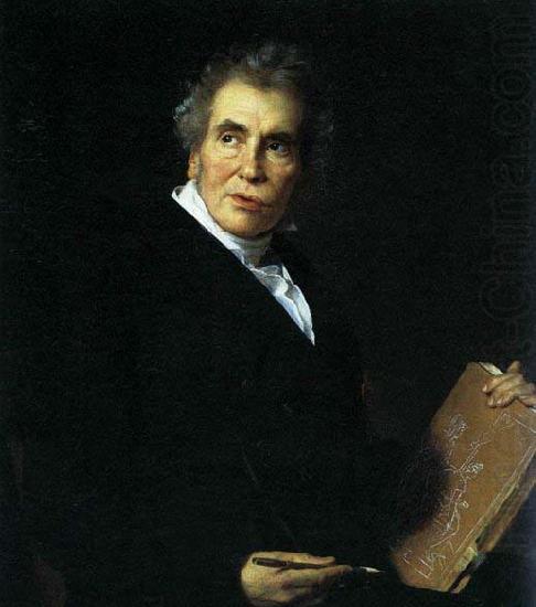 Portrait of Jacques-Louis David, Jerome-Martin Langlois